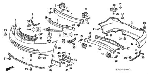 2008 honda civic front bumper metal sheet screw|Bumper & Components .